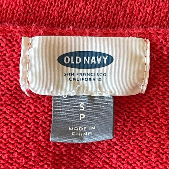Old Navy Classic Ladies Red V Neck Sweater Size Small - Picture 3 of 4